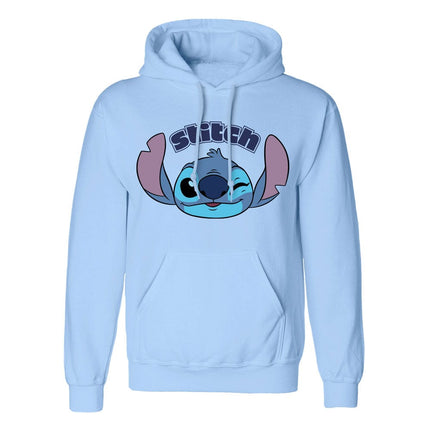 Lilo & Stitch Hooded Sweater Cute Face Felpa Adult Size