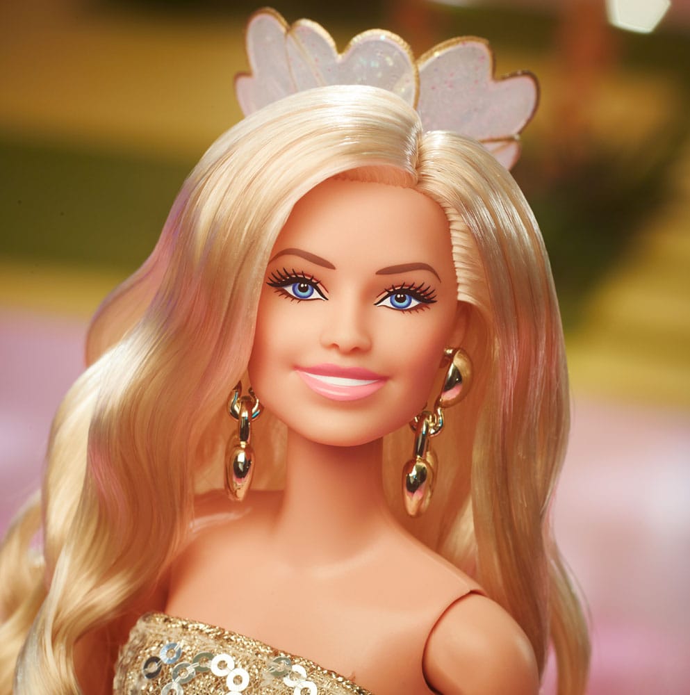 Mattel Barbie Signature Barbie in Gold Disco Jumpsuit Doll - US