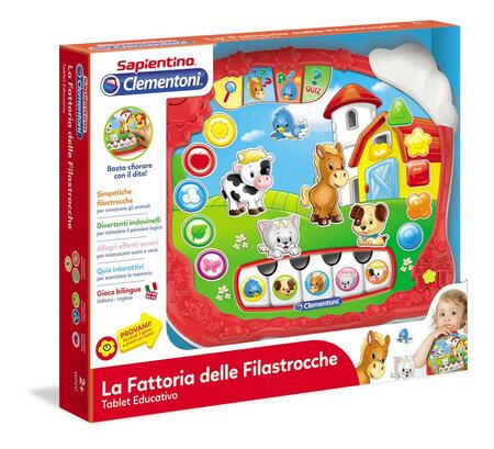 Sapientino The Fattoria delle Filastrocche - Langue italienne et anglais –  poptoys.it